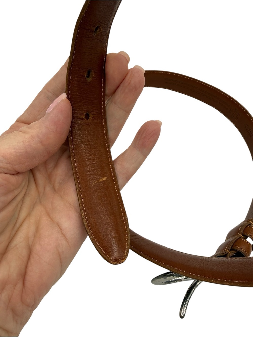 Coach English Bridle Leather Belt British Tan 36 - Picture 12 of 16